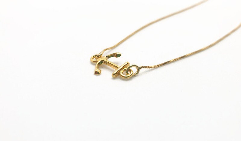 Sterling Silver Anchor Necklace – Nautical Sailor Jewelry With Silver Anchor Pendant