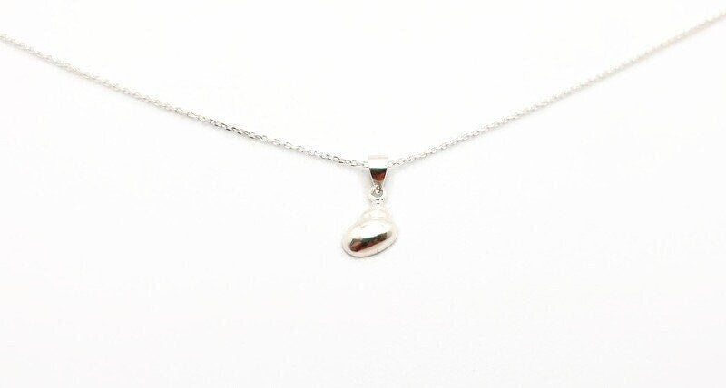 Sterling Silver Necklace - Scallop Shell Pendant | Beach Jewelry, Mermaid Style