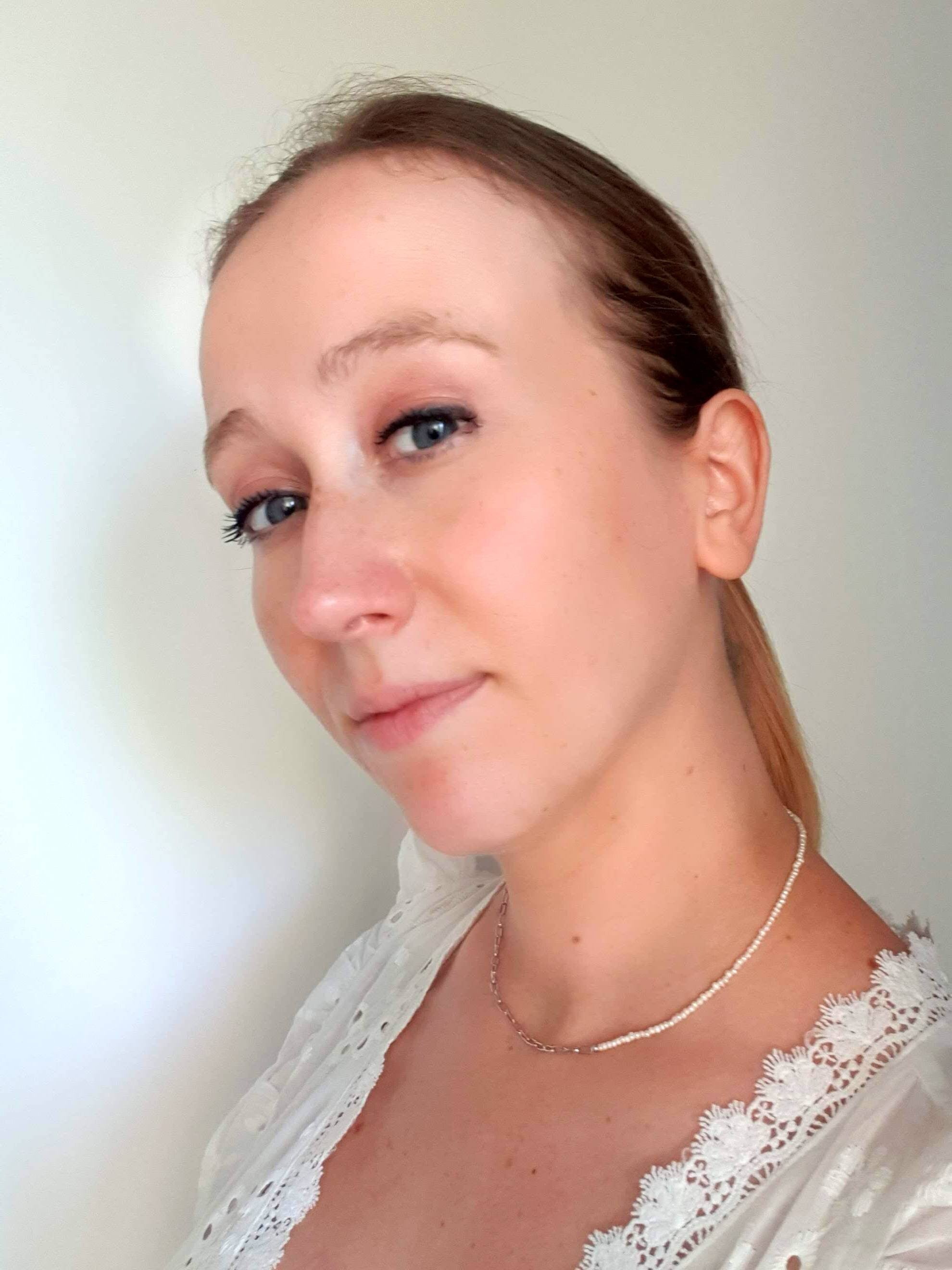 Freshwater Pearl Choker – Sterling Silver Necklace With Adjustable Chain
