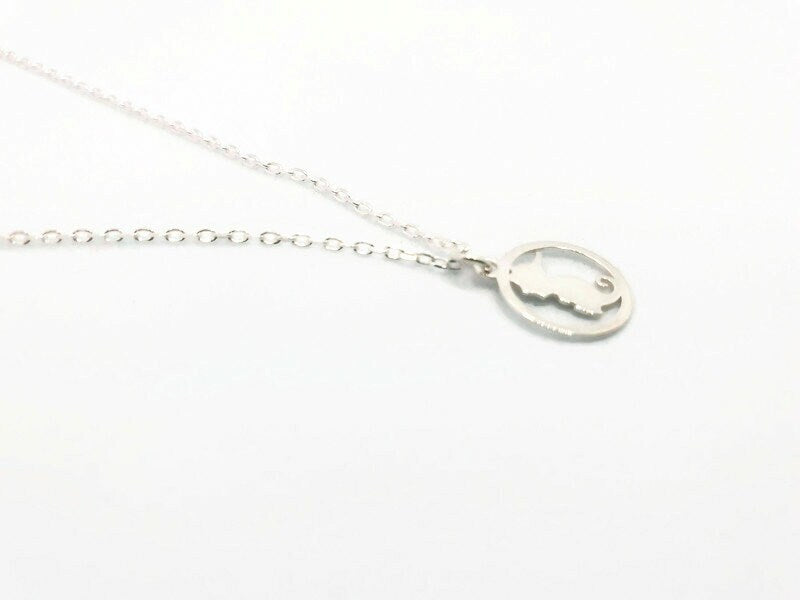 Sea Horse Necklace Sterling Silver Pendant | Minimalist Charm Jewelry