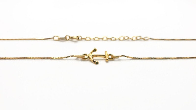Sterling Silver Anchor Necklace – Nautical Sailor Jewelry With Silver Anchor Pendant