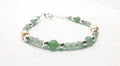 Calming Bracelet – Green Aventurine & Pearls | Adjustable Beaded Jewelry