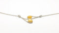 Baltic Amber Necklace – Sterling Silver, Oval Cut Pendant, Honey & Milky Yolk