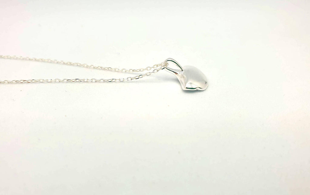 Ginkgo Leaf Necklace - Sterling Silver Pendant, Lucky Charm Jewelry Gift