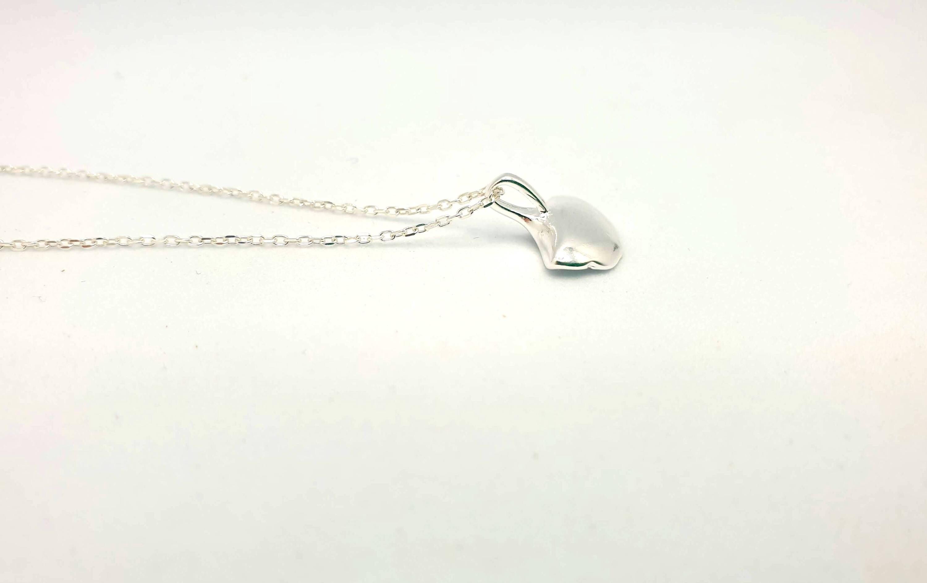 Ginkgo Leaf Necklace - Sterling Silver Pendant, Lucky Charm Jewelry Gift