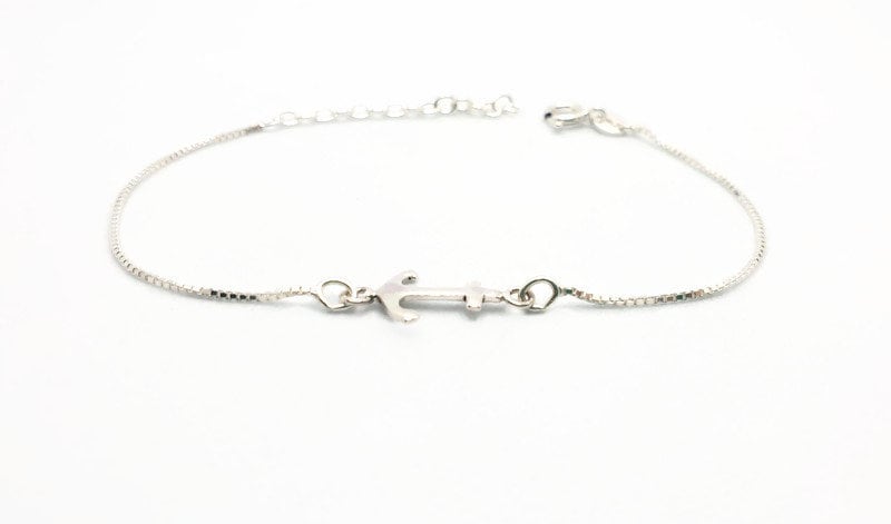 Sterling Silver Anchor Necklace – Nautical Sailor Jewelry With Silver Anchor Pendant