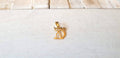 Gold Plated Cat Pendant, Animal Design, Minimalist Cats Jewelry, Cat Lover Gift