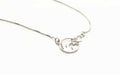 Mountain Forest Necklace - Sterling Silver 925 Hiking Adventure Jewelry Charm