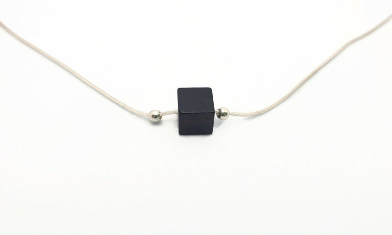 Dark Cherry Amber Necklace – Sterling Silver Jewelry With Baltic Amber Pendant