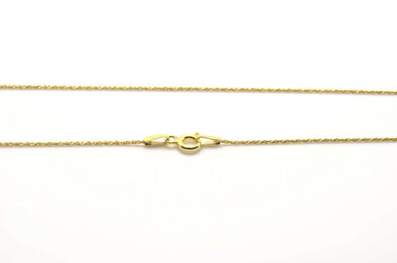 Gold Plated Necklace – Minimalist Cloud Pendant on Delicate Gold Chain, 17.7in