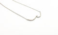 Dainty Wave Necklace- Sea Wave Chain Sea Inspired Jewelry in Sterling Silver, Wave Ocean Beach Summer Surf Pendant