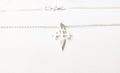 The Cross of Apostle Santiago Necklace, Saint James Way, Camino de Santiago, Christian Sword Cross in Sterling Silver