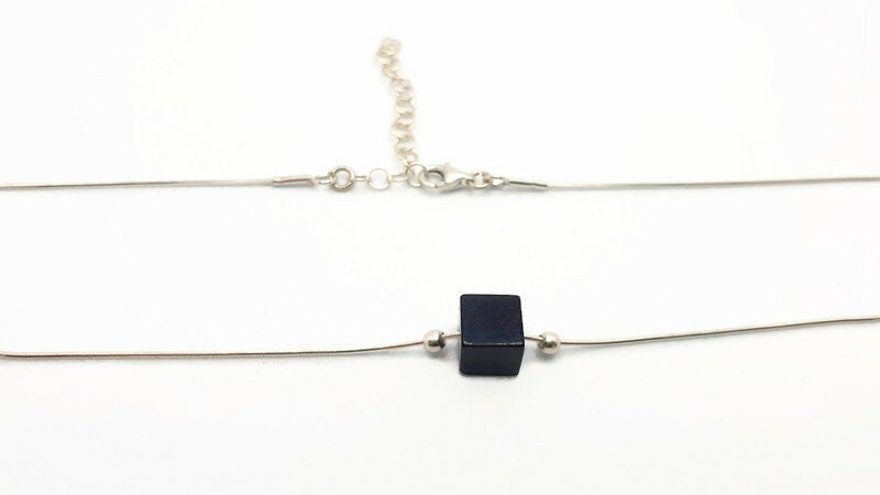 Dark Cherry Amber Necklace – Sterling Silver Jewelry With Baltic Amber Pendant