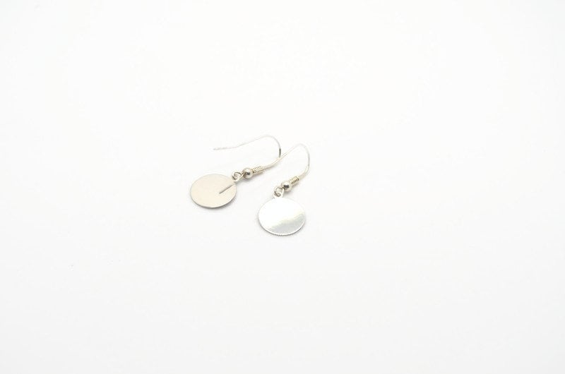 Sterling Silver Earrings - Nautical Dangle Earrings with Anchor Ship Charms