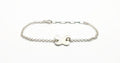 Sterling Silver Bracelet – Adjustable Butterfly Charm | Rolo Chain Jewelry