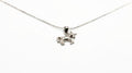 Sterling Silver Unicorn Necklace – Fantasy Pendant With Silver Ball Chain
