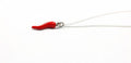 Chili Pepper Necklace – Sterling Silver Cable Chain With Red Enamel Pendant