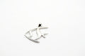 Silver Fish Pendant – Handmade Sterling Silver Jewelry with Costa Brava Design