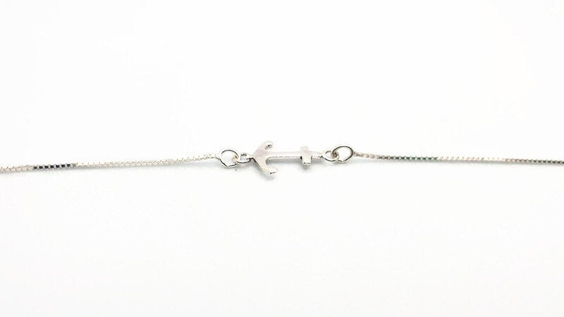 Sterling Silver Anchor Necklace – Nautical Sailor Jewelry With Silver Anchor Pendant