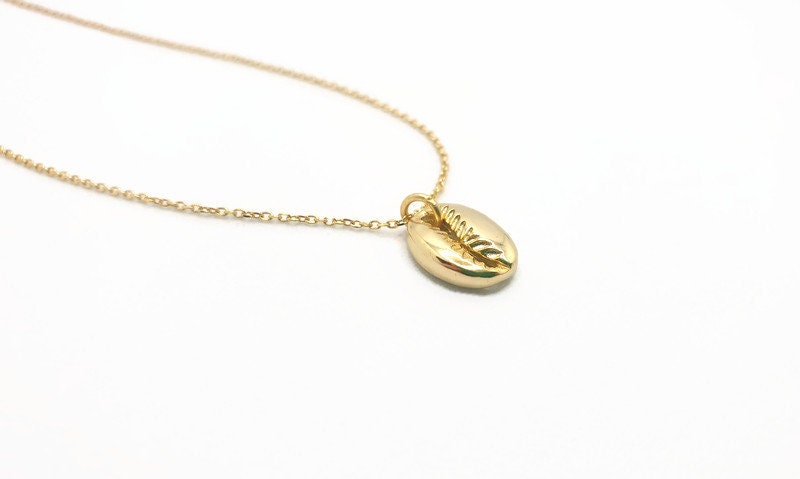 Scallop Sea Shell Necklace – Delicate Shell Pendant Necklace With Sterling Silver Chain