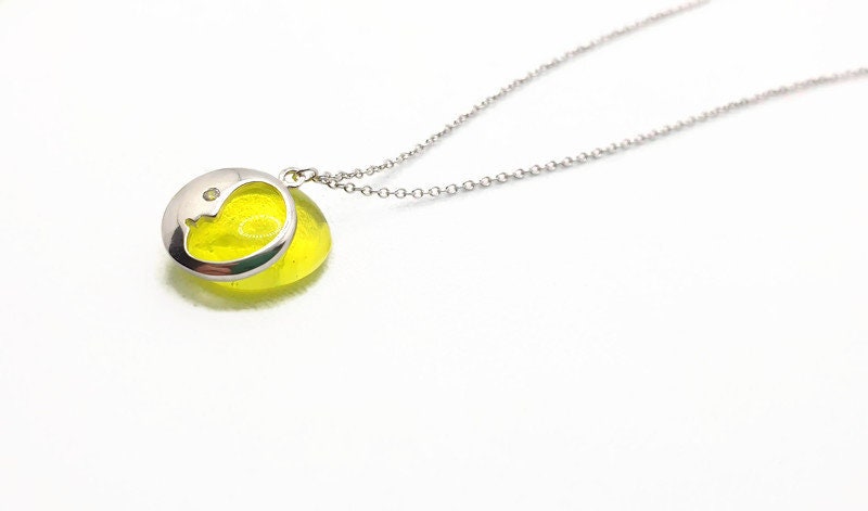 Sterling Silver Moon Face Pendant Necklace: Celestial Jewelry