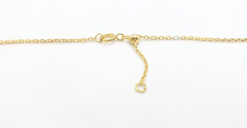 Magic Star Necklace and Stud Earrings Set in Gold Plated Silver and cubic circonia: Minimalist Celestial Jewelry